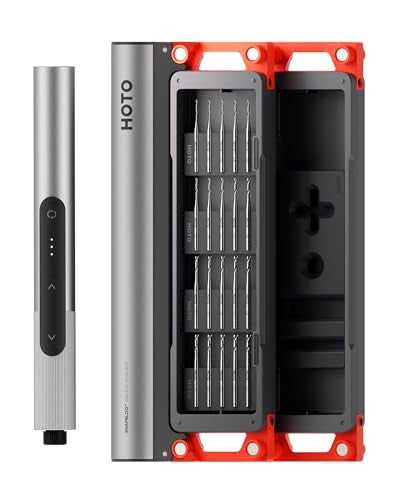 HOTO SNAPBLOQ DA03 Cordless Electric Mini Drill Pen 3Speed Precision Hand Drill for Jewelry PCB DIY Crafts Corelss Brushless Motor 800mAh TypeC Rechargeable LED Ring Light 20 M2 Drill Bits - Image 1