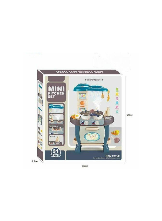 مجموعة لعب طعام المطبخ الطاهي الصغير من ٣١  قطعة