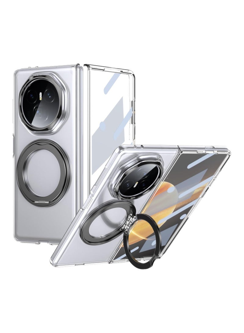 عام "حافظة مغناطيسية لهونر ماجيك V3 - مزودة بحماية شاشة، حامل دوار 360°، وغطاء شفاف مضاد للصدمات" - Image 1