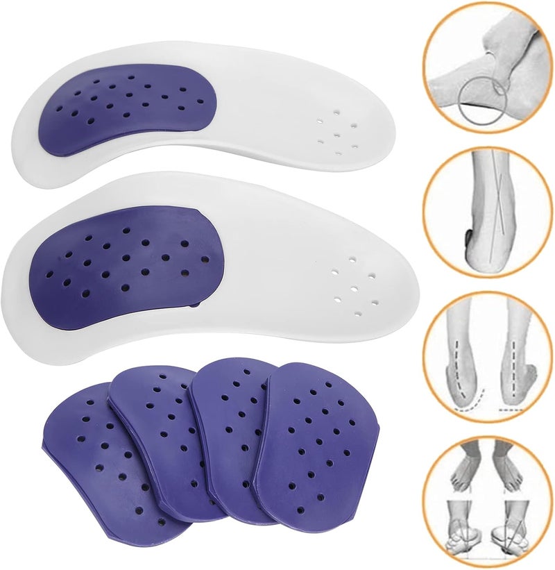 comfrt Arch Support Insole Breathable Foot Correction Orthotic Inserts for Children Adult(J) - Image 4