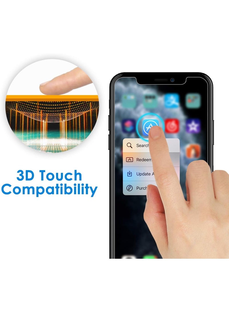 واقي شاشة من الزجاج المقوى مكون من 3 قطع لهاتف iPhone 11 Pro / iPhone Xs / iPhone X (5.8 بوصة) - Image 2