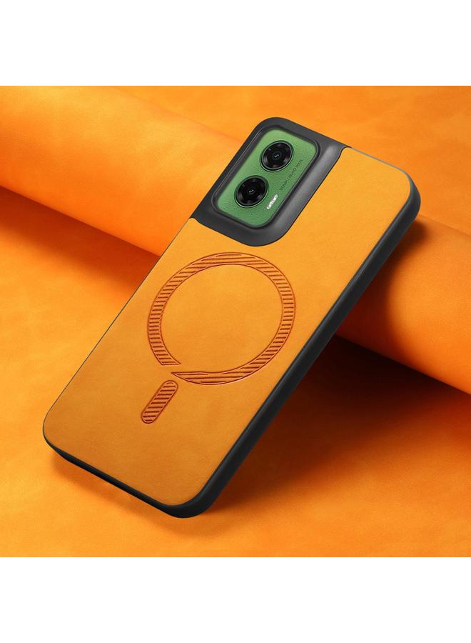 اس-توب جراب هاتف موتورولا موتو جي 35 ريترو ماجسيف مغناطيسي بغطاء خلفي من البولي يوريثان - Image 4