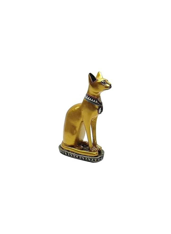 Egyptian Cat Statue Made of Stone, Resin and Resin Egyptian Cat Statue for Home Room Decoration Home Decor Gifts (Medium Height 5.4 Inch) Black - pzsku/Z49848A12A3F908E49E63Z/45/_/1737620593/f08cc521-eb07-443d-b073-278f2ee1f008