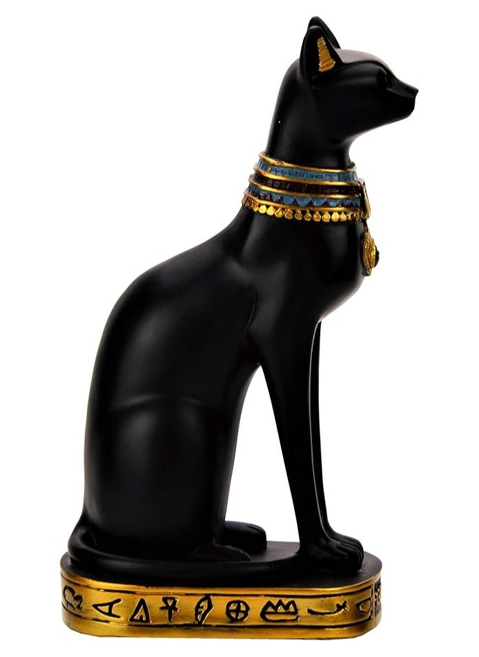 Egyptian Cat Statue Made of Stone, Resin and Resin Egyptian Cat Statue for Home Room Decoration Home Decor Gifts (Medium Height 5.4 Inch) Black - pzsku/Z49848A12A3F908E49E63Z/45/_/1737620616/3c21d3f7-2803-4698-ba03-bdb96ccdb2f8