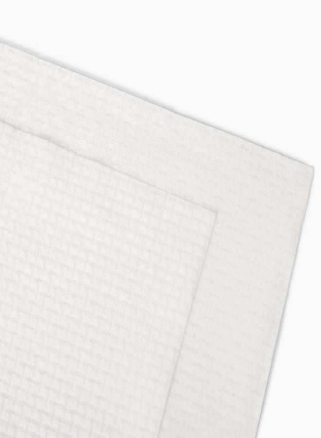 Diane Pure Skin Towels, Disposable Face Towels for Hygienic Cleanse, Makeup Remover Dry Wipes, XL Face Towels that Remove Makeup, Oils, & Dirt from Skin, Eco-Friendly, Vegan, Biodegradable - 50-Pack - Image 4
