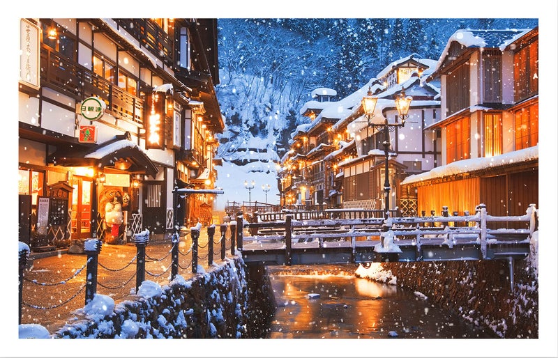 Pintoo Jigsaw Puzzles 1000 Piece for Adults  Ginzan Onsen Hot Spring Japan Beautiful Plastic Puzzle for Home Decor Zero Dust Easy Storage H2682 - Image 3