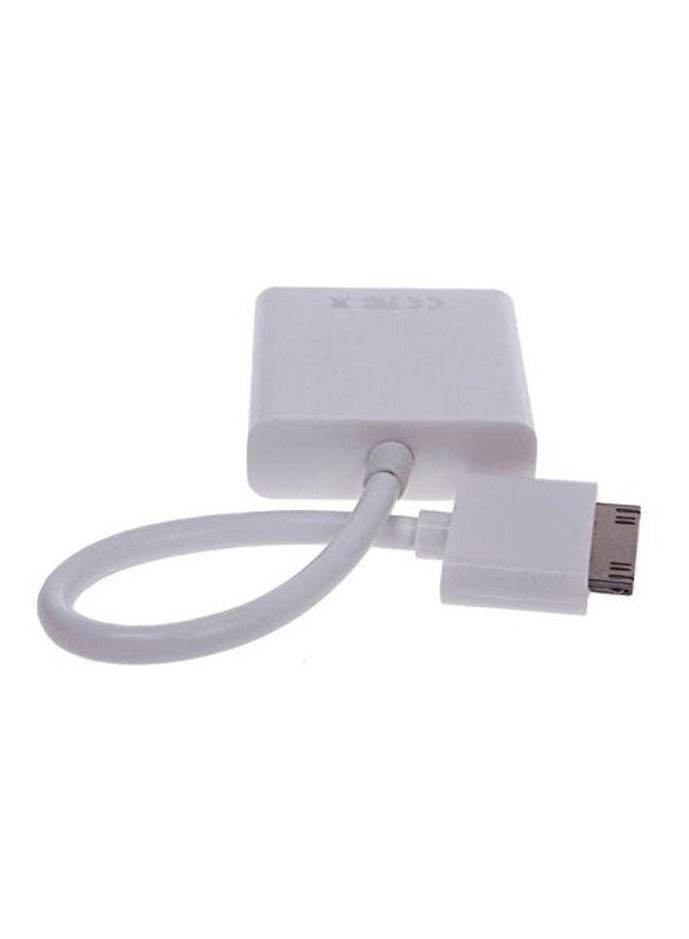 Ntech 1080P 30Pin Dock Connector to HDMI Cable Adapter Converter for iPad 1 2 3 iPhone 4 and 4S - Image 2