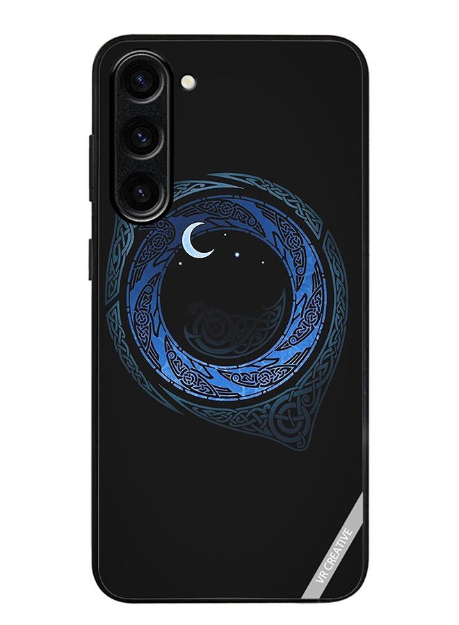 VR CREATIVE Protective Case Cover For Samsung Galaxy S23 Plus Moonlight Design Multicolour - Image 1