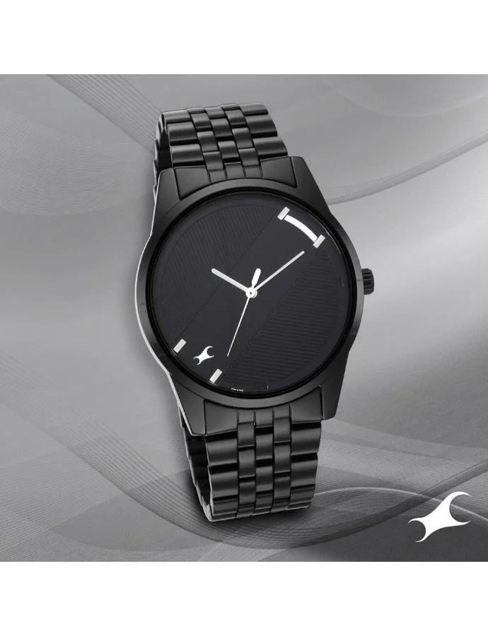 fastrack Men's Metal Analog Watch 3277NM01 - 42 mm