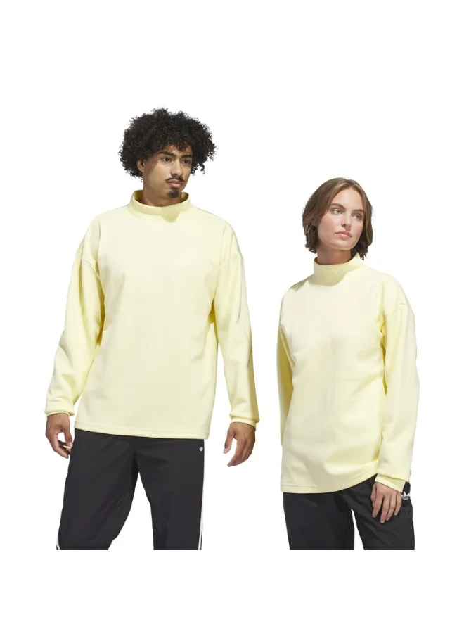 Adidas adidas Mock Neck Yellow Originals Unisex SWEATSHIRTS
