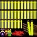Lewtemi 100 Pack 4 or 6 Bright Glow Sticks Bulk Glow in the Dark Party Supplies Birthday and Holidays 4 InchYellow - Image 2