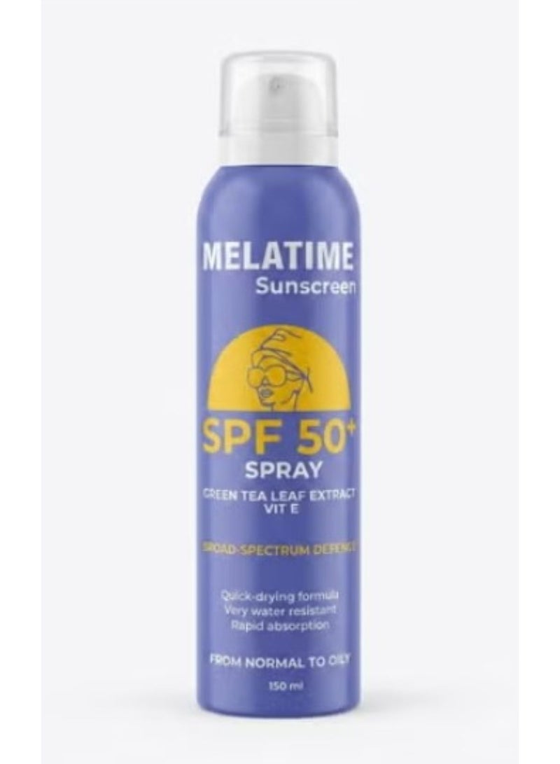 بخاخ ميلاتايم الواقي من الشمس (SPF 50+) 150 مل