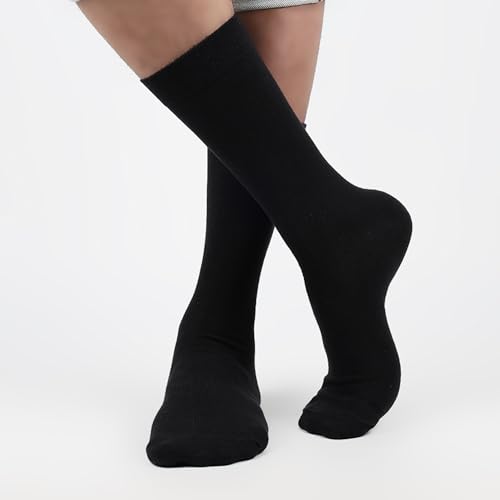 FOOTPRINTS Odour free Organic Cotton & Bamboo Men's Formal Socks | 2 Black, 1 White & 2 Khaki | Pack of 5 - Image 2