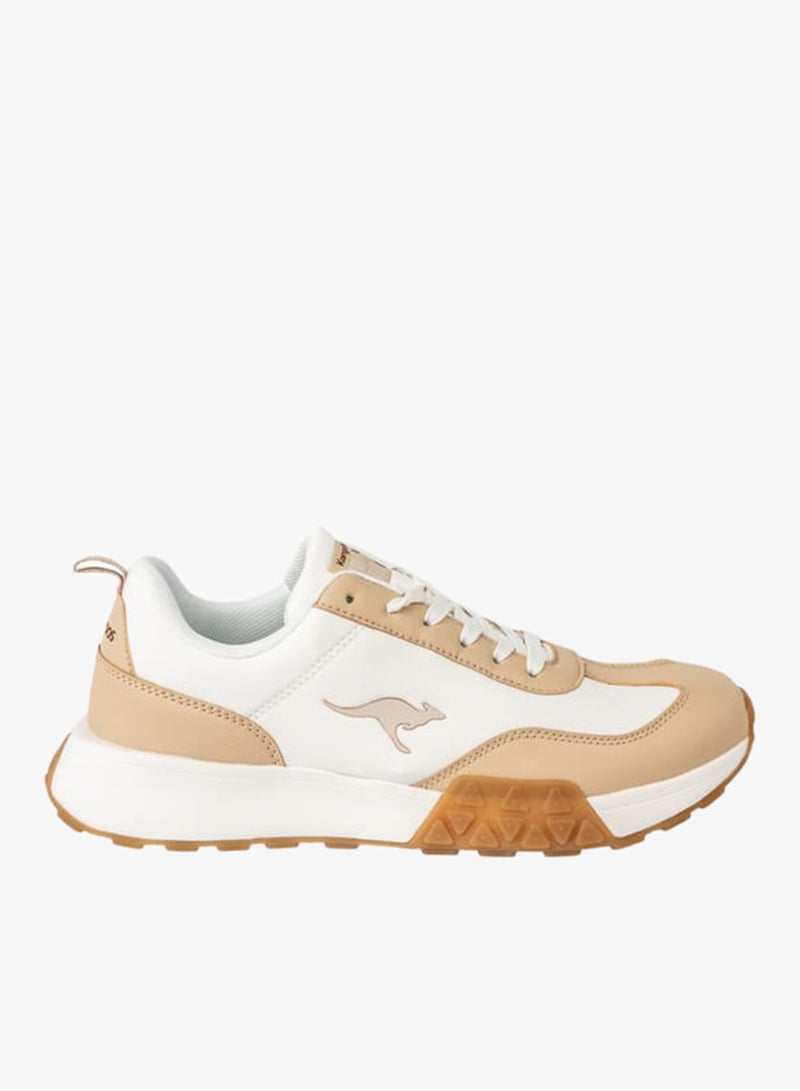 kangaROOS Womens Logo Detail Walking Shoes With Lace-Up Closure - Image 1
