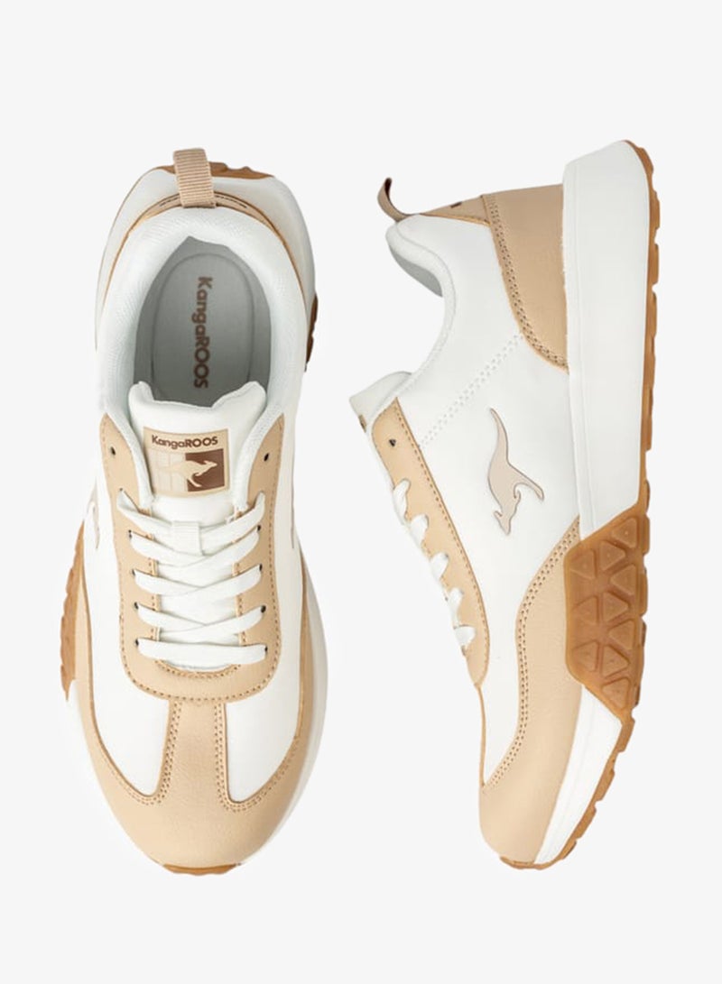 kangaROOS Womens Logo Detail Walking Shoes With Lace-Up Closure - Image 2