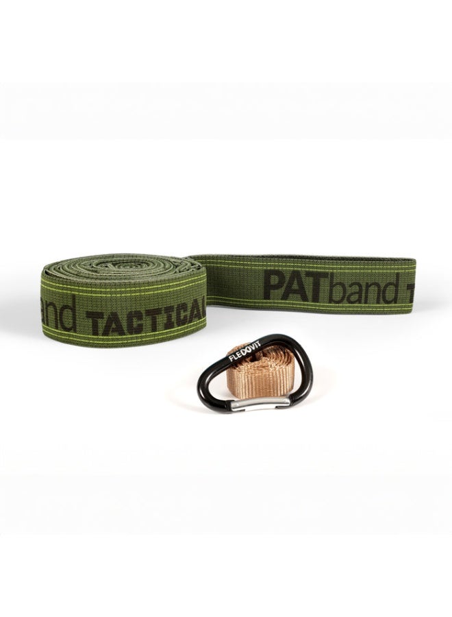 FLEXVIT شريط مقاومة تكتيكي PATband - شريط مقاومة القوة التكتيكية زيتوني - صنع في ألمانيا - Image 1