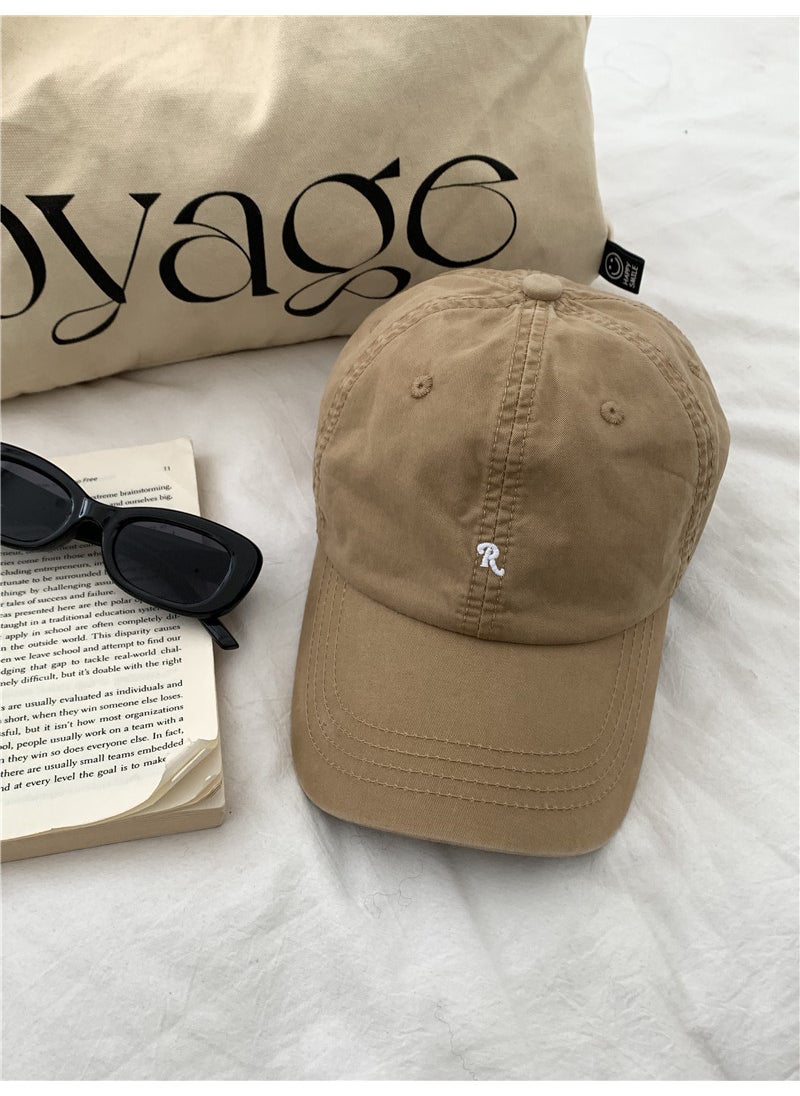 Generic - High-Quality Embroidered Cotton Baseball Cap Retro Navy blue - Image 1
