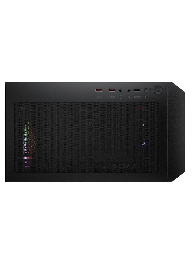 Cougar - MX360 Dual Blades of Lightning RGB Mid Tower PC Case, Supports up to 360MM Radiator, 315MM Graphics Card, 170MM CPU Cooler, USB 3.0 x 2, USB 2.0 x 1, Audio, RGB Button, Black | 385CC60.0001 - Image 1