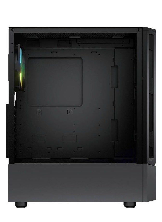 Cougar - MX360 Dual Blades of Lightning RGB Mid Tower PC Case, Supports up to 360MM Radiator, 315MM Graphics Card, 170MM CPU Cooler, USB 3.0 x 2, USB 2.0 x 1, Audio, RGB Button, Black | 385CC60.0001 - Image 1