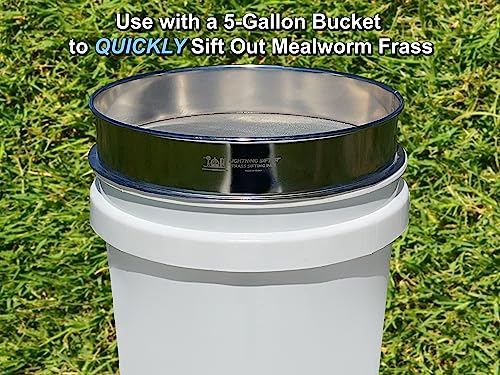 Mealworm Farming Solutions MFS' D-11 Lightning Sifter Mealworm Frass Sifting Pan (1st Gen) - Image 2