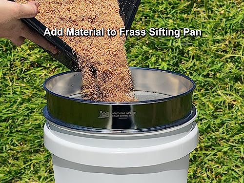 Mealworm Farming Solutions MFS' D-11 Lightning Sifter Mealworm Frass Sifting Pan (1st Gen) - Image 3
