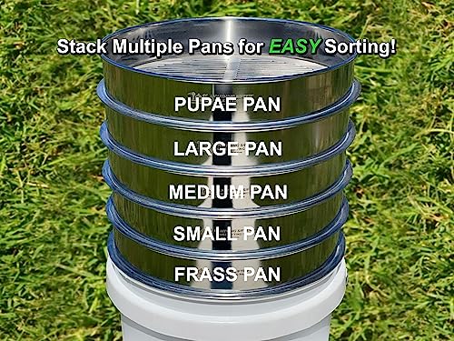 Mealworm Farming Solutions MFS' D-11 Lightning Sifter Mealworm Frass Sifting Pan (1st Gen) - Image 5