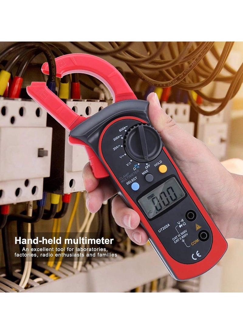 ToolHouse - 4000 Count Digital Clamp Meter, Multimeter Voltage Tester, Auto-ranging Amp Tester, Measuring AC/DC Voltage AC Current Resistance Capacitance Diodes Frequency Continuity - Image 1