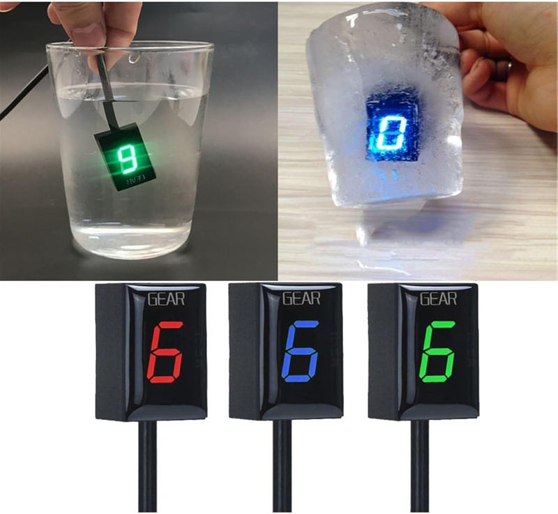QASULER Green Gear Display Indicator for Motorcycles - Image 5