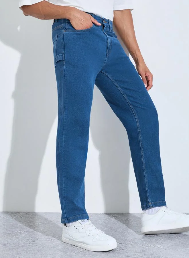 ستايلي Men Relaxed Fit Jeans with Loop