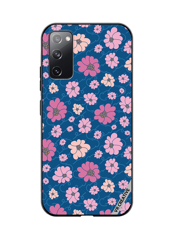 VR CREATIVE Protective Case Cover For Samsung Galaxy S20 FE 5G Flower Design Multicolour - Image 1