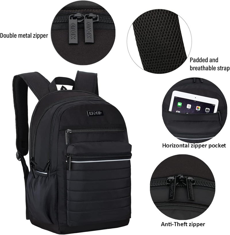 KEOFID Laptop Backpack, Travel Backpack for Men and Women, USB Charging Port - Image 5