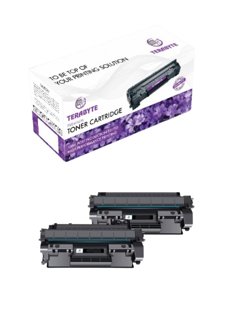 Terabyte 80X CF280X Compatible Toner Cartridge Replacement for  80A CF280A 80X CF280X for Pro 400 M401A M401D M401N M401DNE MFP M425DN Printer Ink Black - Image 1