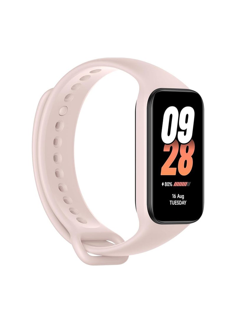 Xiaomi Smart Band 8 Active Vibrant 1.47" TFT Display 9.99mm Ultra-Slim Body 5ATM Water Resistant 14 Days Battery Life GPS 100+ Workout Mode Full Scale Fitness Tracking Pink - Image 3