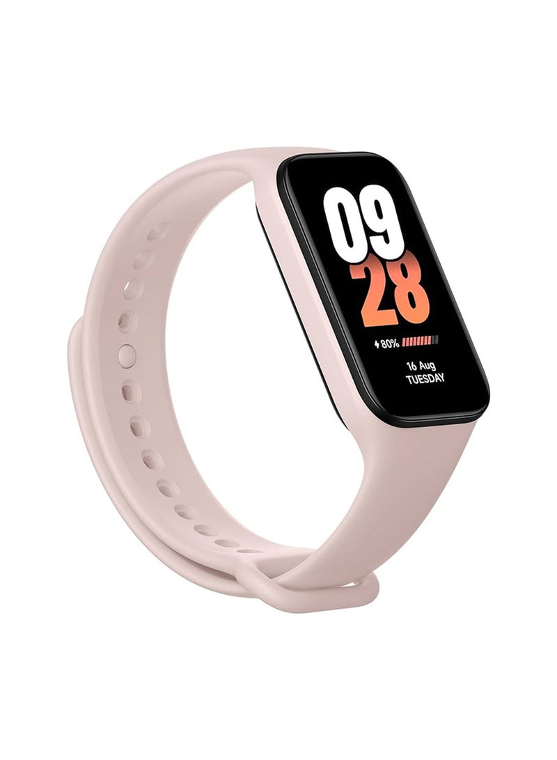 Xiaomi Smart Band 8 Active Vibrant 1.47" TFT Display 9.99mm Ultra-Slim Body 5ATM Water Resistant 14 Days Battery Life GPS 100+ Workout Mode Full Scale Fitness Tracking Pink - Image 2