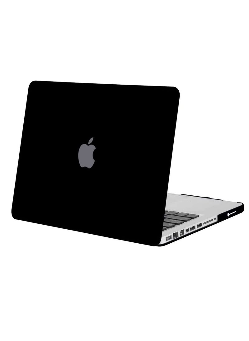Generic - Hard Shell Case Cover Compatible for Older Version MacBook Pro 15.4 Inch with CD-ROM Models A1286 Release 2009 20102011 Black - Image 1
