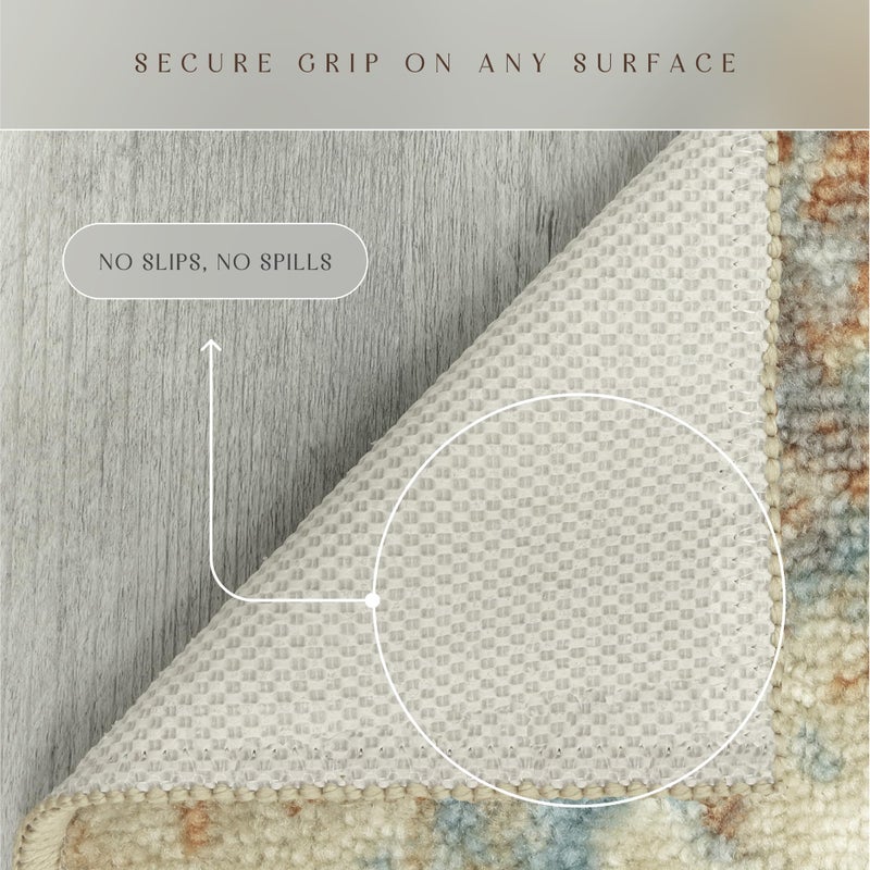 Maples Rugs Horizon Modern Abstract Area Rug - Made in USA - Washable, Non Slip Indoor Carpet for Entryway, Foyer, Kitchen, and Bathroom, 1'8 x 2'10, Desert Sand - Image 5