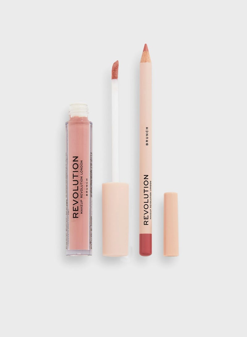 Revolution Lip Contour Kit - Brunch - Image 3