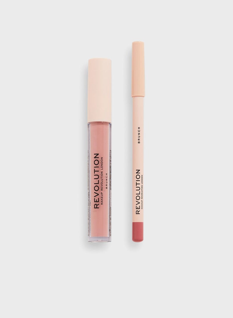 Revolution Lip Contour Kit - Brunch - Image 1