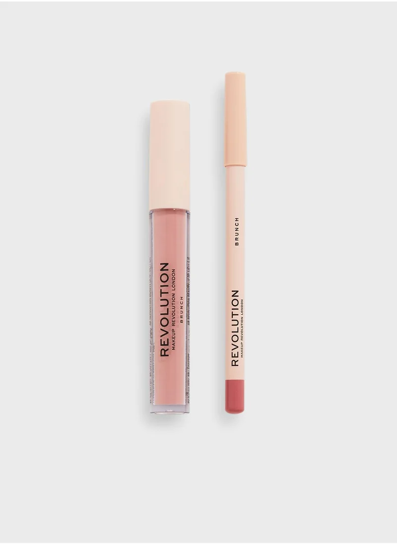 REVOLUTION Revolution Lip Contour Kit Brunch