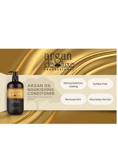 argan de luxe Argan De Luxe Argan Oil Nourishing Conditioner Nourish and Protects 300ml  - Image 2