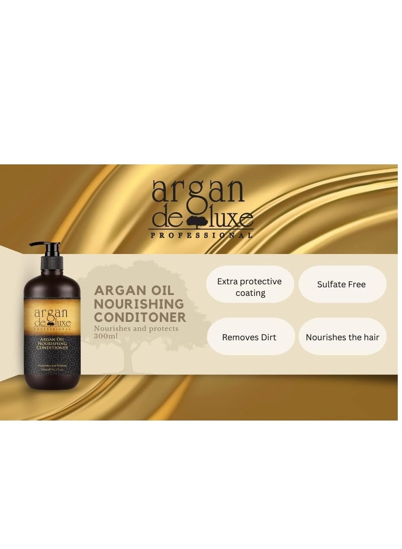 أرغان ديلوكس بلسم مغذي بزيت الأرغان دي لوكس يغذي ويحمي 300 مل - Image 2