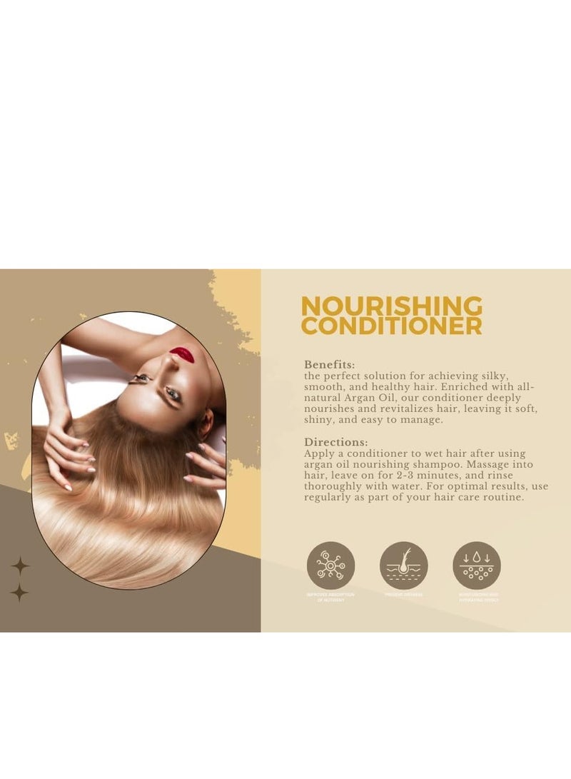 أرغان ديلوكس بلسم مغذي بزيت الأرغان دي لوكس يغذي ويحمي 300 مل - Image 3