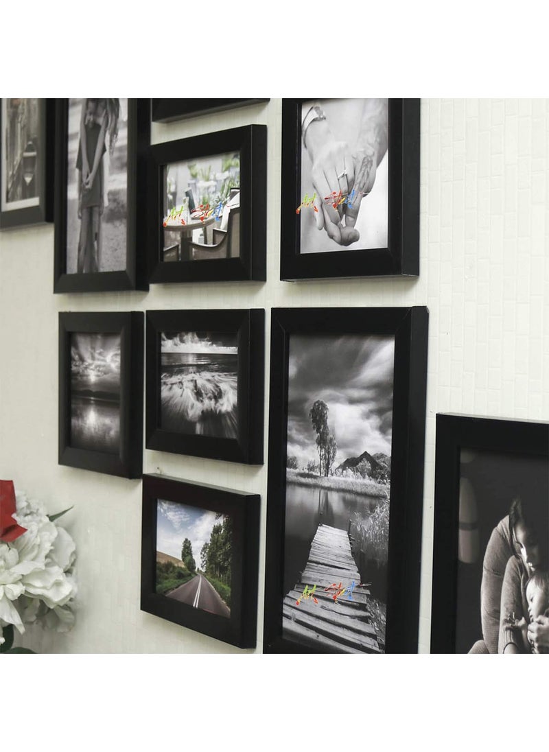 Art Street - Art Street Varying Black Photo frame collection - Set of 10 individual photo frames - Image 1