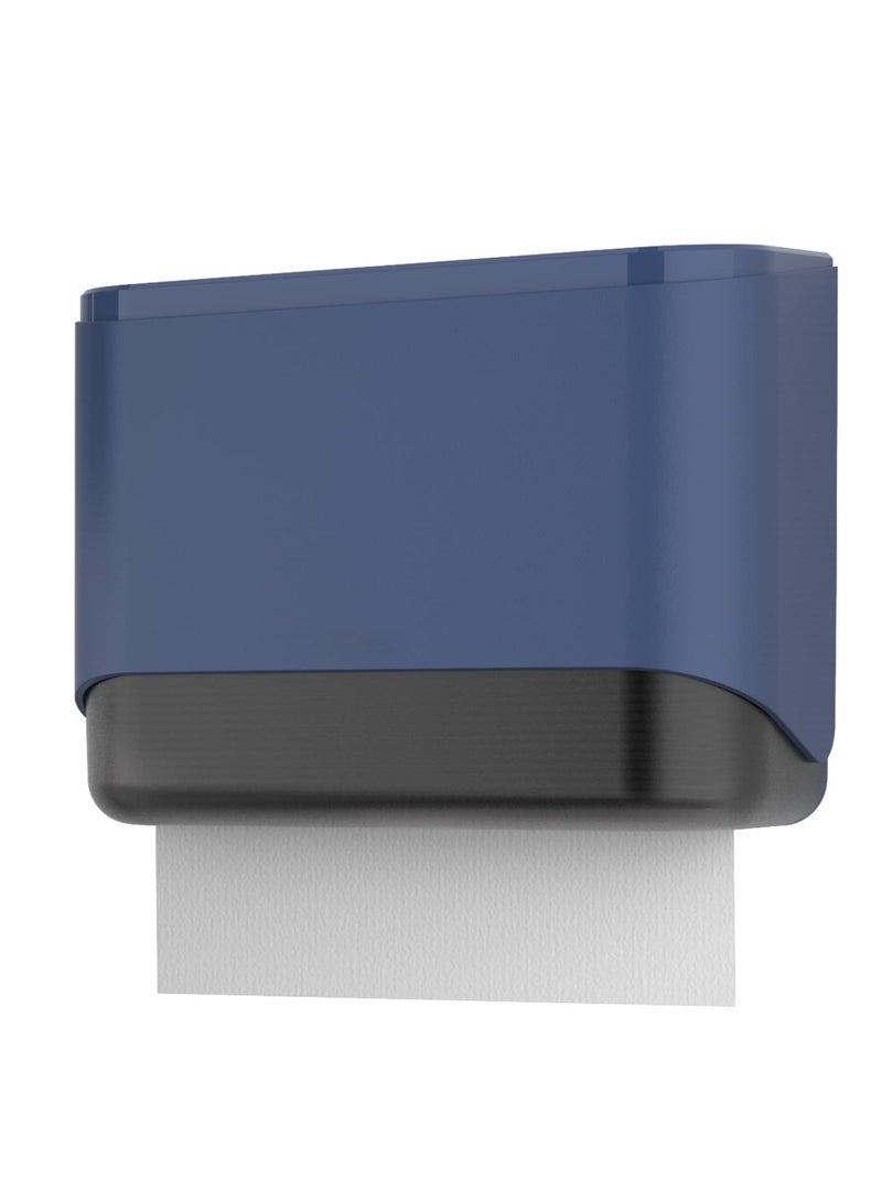 SYOSI Tissue Dispenser Wall-mounted Bathroom Tissue Dispenser Tissue Box Holder No Drilling Waterproof Multifold Commercial Tissue Holder for Home Kitchen Office Bathroom Toilet - Image 1