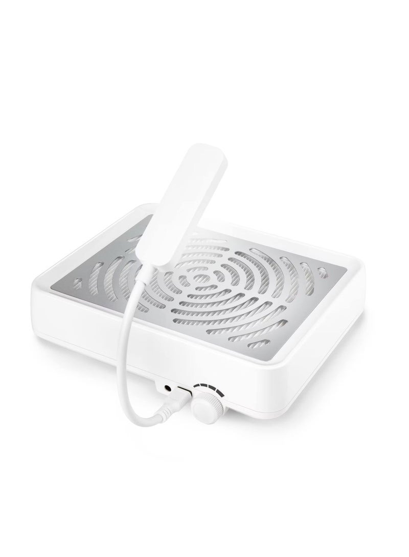 Barakah Nail Dust Collector, 40W Nail Dust Collector with Lamp for Clean & Stylish Nails, Electric Dust Suction Machine for Nail- for Nail Studio Salon & Home Use - Image 1