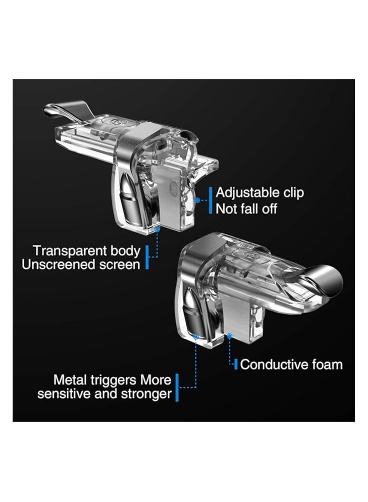Trigger For Firestick Grip Game Mount Bracket Fire Button Aim Key Transparent Shooting Clips - Image 2