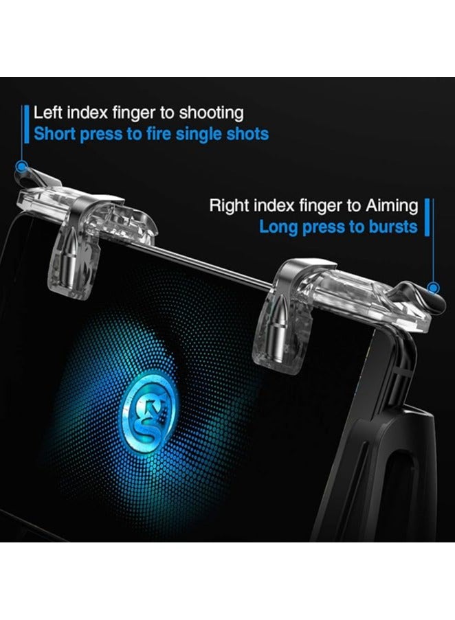 Trigger For Firestick Grip Game Mount Bracket Fire Button Aim Key Transparent Shooting Clips - Image 3