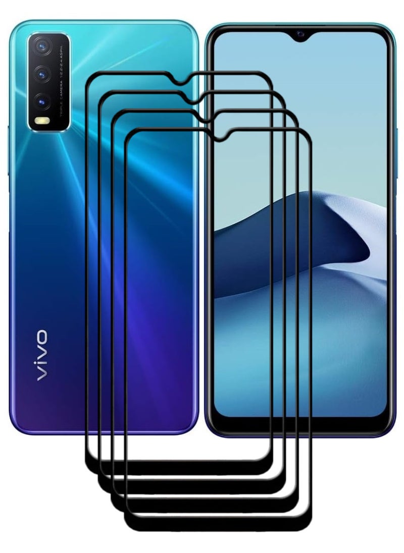 أكاليكس 4 قطع، حماية شاشة،  لهاتف فيفو Y20  ، جودة ممتازة. - Image 1