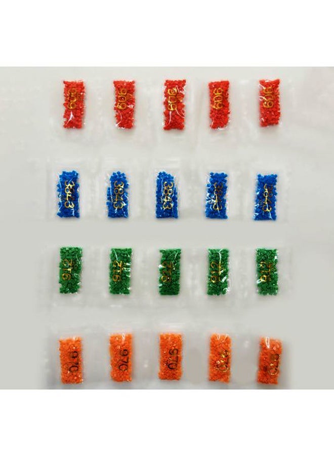 NIBEMINENT Cottage House Pattern DIY 5D Cross Stitch Kit Multicolour - Image 3