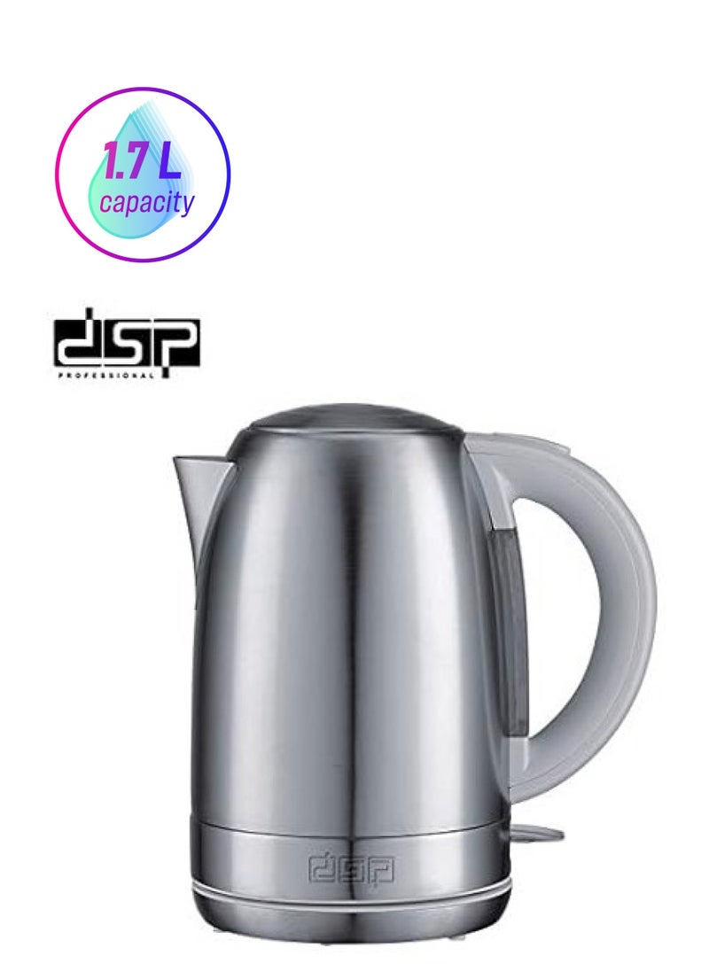 DSP - DSP Electric Kettle KK1114 | 1.7 litres | Stainless Steel Body - Image 1